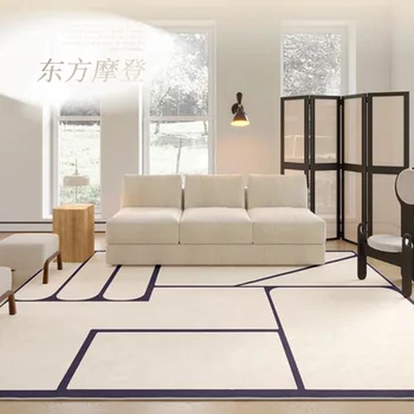 Sala de estar moderna decoração grande área tapete luz luxo tapetes para o quarto macio e macio sala estar tapete casa pelúcia