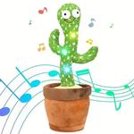 Dança Talking Cactus Brinquedos para Bebés Meninos e Meninas, Cantando Imitando Gravação, Repetindo o Que Você Diz Sunny, 1Pc