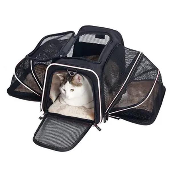 Portátil Respirável Pet Transportadores Mochila, Bolsa de Ombro Dobrável, Bolsa de Transporte, Gato e Cão Transportador, Viagem, Outgoing