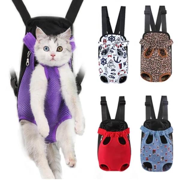 Sacos respiráveis do punho do ombro para animais de estimação, trouxa da transportadora, malha, camuflagem, produtos do curso ao ar livre, cães pequenos e gatos
