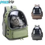 Transparente Pet Carrier Bag, Mochila de viagem ao ar livre para gatos e cães pequenos, Pet Shop, Saco de transporte respirável