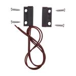 MC-38 Wired Door and Window Sensor Magnético, Detector de Interruptor Magnético, Sistema de Alarme Doméstico, Normalmente Aberto, Fechado NC, NÃO, Branco, Preto