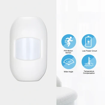 EWeLink-sensor de movimento sem fio PIR detector infravermelho duplo, alarme anti-roubo, sistema de alarme Smart Home Security, RF 433MHz