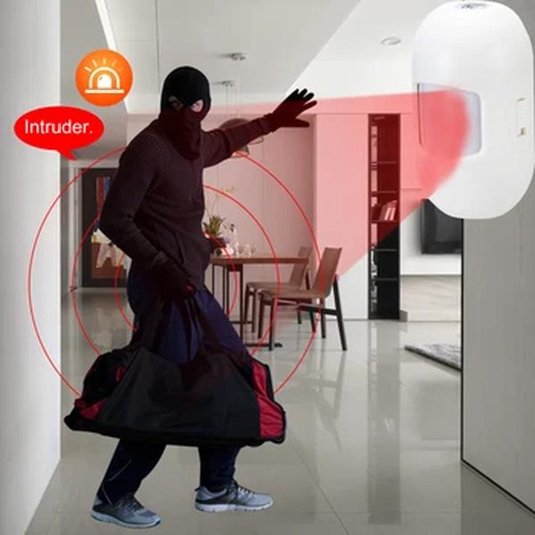 EWeLink-sensor de movimento sem fio PIR detector infravermelho duplo, alarme anti-roubo, sistema de alarme Smart Home Security, RF 433MHz