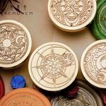 Carimbo decorativo da vela do fogo, série mágica da matriz, estudante original DIY, presente do envelope, decoração do cartão, carimbo do escritório