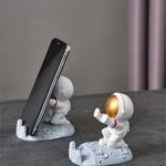 Astronautas e Suporte para Celular, Decoração de Mesa de Escritório, Estilo Nórdico, Ornamentos, Resina Spaceman Bracket, Brinquedos, Presente