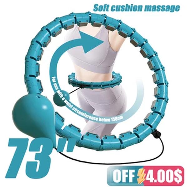 Aros esportivos inteligentes ajustáveis, silenciosos e destacáveis, perfeitos para ginástica em casa, fortalecimento do núcleo, rápida perda de peso e massagem