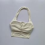 Sutiã esportivo sexy para mulheres, tops de treino, top sem costas, sutiãs de ioga de ginástica