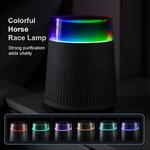 Smart Desktop Air Purifier, portátil, multifuncional, remover o formaldeído, filtro HEPA, UVC, carro, quarto, casa, H13