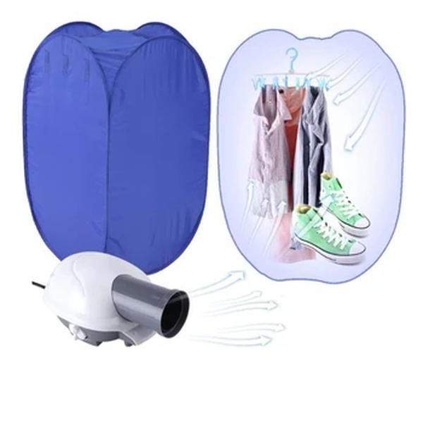 Secador De Roupa Elétrico Portátil Com Rack, Máquina De Viagem Dobrável, Aquecedor De Secagem De Roupa Rápida, Dormitório Em Casa