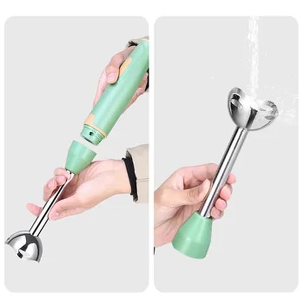 Imersão Elétrica Hand Stick Blender, Moedor de legumes para alimentos, Misturador de varas portátil para batidos e molhos, Baby Food Sopas