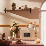 Forno Retro Steam Baking Integrado Doméstico Pequeno Mini Convecção, Forno microondas portátil, Tablet, Forno