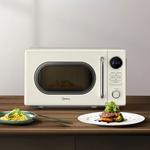 Mini Forno Microondas Retro, Bancada pequena do agregado familiar para o apartamento do dormitório, Eletrodoméstico, 700W