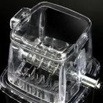 Máquina triturador de gelo para casa, Máquina de gelo raspada manual, Máquina de gelo portátil com lâminas de aço inoxidável para cones de neve