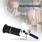 Handheld Alcohol Refractometer para Household Liquor Brewing, Detector De Concentração, 0 -80%