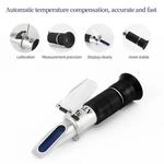 Handheld Alcohol Refractometer para Household Liquor Brewing, Detector De Concentração, 0 -80%