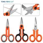 Portátil Aço Inoxidável Pesca Scissor Acessórios, Alicate Cut Linha Trança PE, Ferramentas Carpa Lure, Linha Eletricista, 420