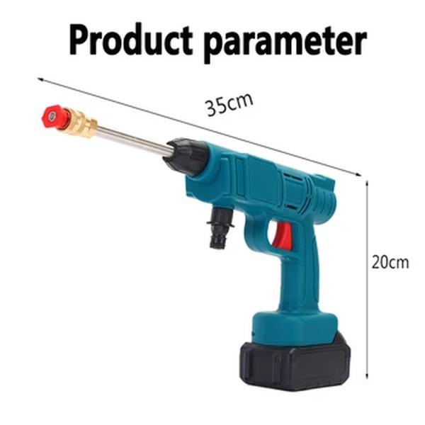 Sem fio de alta pressão Car Wash Gun, Electric Water Washing Gun, Bateria Recarregável, Spray Água Cleaner, Ferramentas Elétricas #20