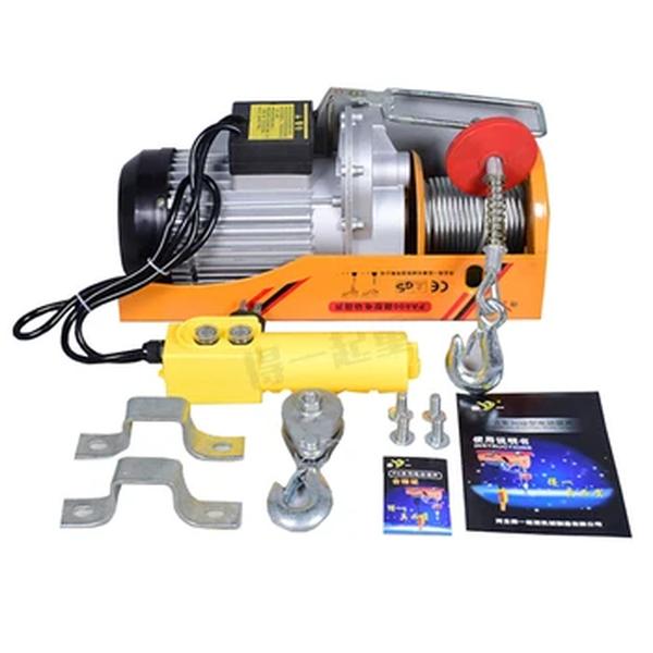 100/200kg grua elétrica que levanta o fio de levantamento da grua do cabo que pendura o guindaste elétrico da grua do pórtico da energia da oficina que levanta o guincho