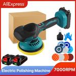 Polidor de carro sem fio, polimento sem fio, 6 engrenagens, máquinas de polimento elétrico, ferramentas elétricas para Makita, bateria 18V, 21V