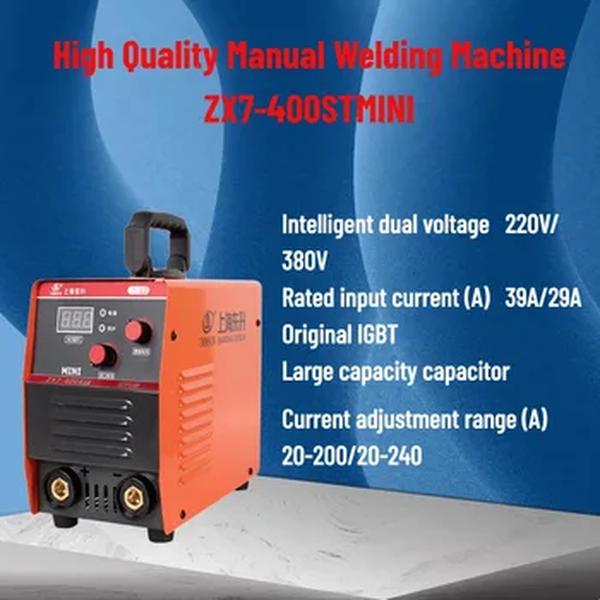 Máquina de solda portátil portátil, soldadores Tig, inversor, agregado familiar pequeno, ZX7-250, 315, DC, 220V