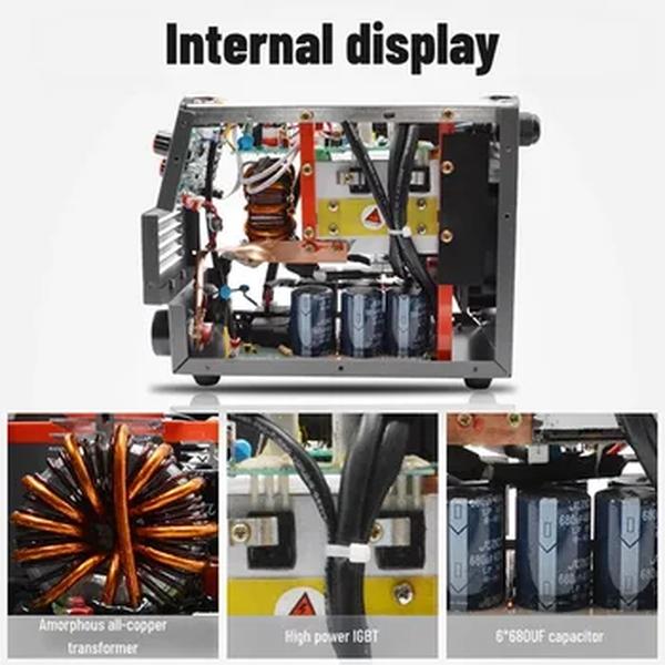 Máquina de solda portátil portátil, soldadores Tig, inversor, agregado familiar pequeno, ZX7-250, 315, DC, 220V