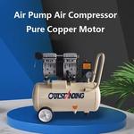 Mini Compressor de Ar Sem Óleo Compressor de Ar Inflável Mudo Bomba De Perfuração De Pintura De Madeira, 220V, 550W