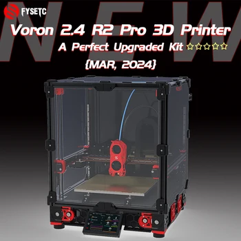 FYSETC-Corexy 3D Printer Kit, versão mais recente, Voron 2.4, R2, atualizado, trilho oco, extrusora SB, CNC TAP, HDMI5, Touch Screen
