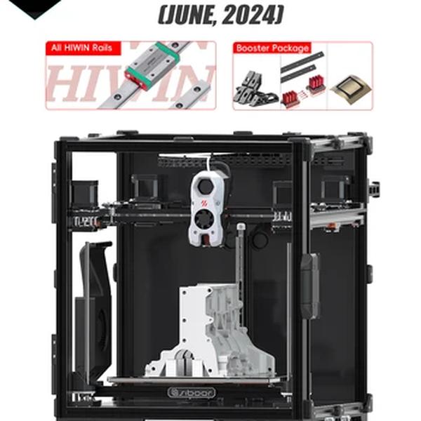SIBOOR Voron Trident [junho, 2024] Estrutura metálica CNC 4AWD CoreXY e todos os trilhos HIWIN
