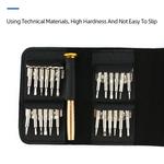 25 em 1 conjunto de chave de fenda magnética mini precisão chave de fenda conjunto ferramentas de reparo de abertura multifuncional ferramenta de reparo eletrônico
