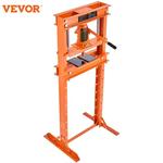 VEVOR-Hidráulica H-Frame Garagem Pavimento, Prensa de Loja Ajustável, 6T, 12 T, Laranja Placas para Garagem, Lojas Profissionais, 6T, 12 T