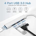USB Tipo C Multi Splitter para HUAWEI, Xiaomi, Macbook, PC, Acessórios para Computador, 4 Portas, Hub USB 3.0, 4 em 1, 4 em, 1,4 em 2 Docking Station
