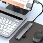 4 em 1 Multifuncional USB C Hub Tipo-C Adaptador Conversor Tipo-C Para PD USB2.0