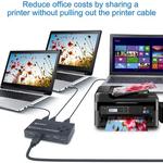 MZX KM-KVM Switch Selector, USB 3.0 Hub, 4 Computador, Laptop, PC, Desktop, Splitter Acessórios, Macbook Pro, Teclado, Mouse, KVM