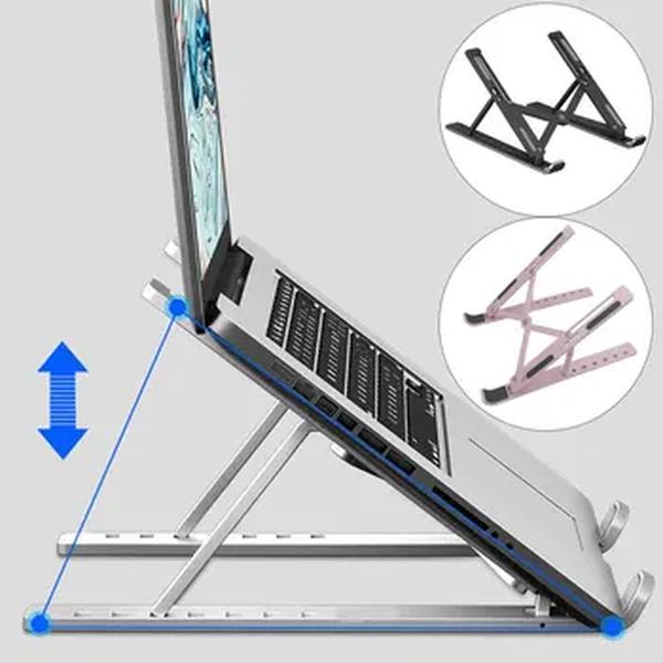 Portátil Leve Suporte Ajustável Laptop, Suporte Notebook, Riser, Tablet Stand, Macbook Air Pro, Xiaomi Acessórios