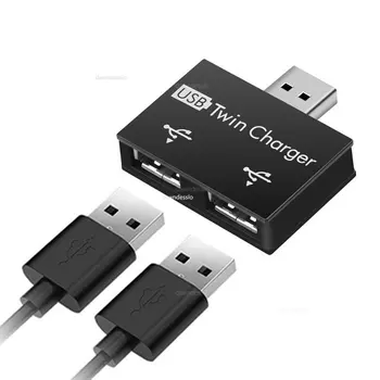 Adaptador hub usb para telefone e laptop, usb 2.0 divisor, 1 macho para 2 portas fêmea, acessórios de computador, periféricos, carregamento acessórios