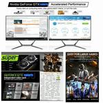 Computador branco do jogo do Desktop, todo em um jogador do PC, monobloco, NVIDIA GTX1650, 4G GDDR5, 23.8 ", 27", Intel 8 Core i7, 10870H