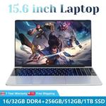 Windows 11 Gaming Laptops, Notebook Anti Luz Azul, 15.6 ", 12th Gen, Intel Alder N95, 32GB, Tela Cheia, 2022