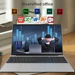 Pro computadores portáteis Windows 11, 15.6 ", 1920x1080 HD Screen, Intel Celeron N5095, 16GB de RAM, SSD 1024GB