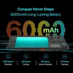 UMIDIGI-BISON X20 Smartphone Robusto, MTK Helio P60 Octa-Core, 6GB, 128GB, 6,53 "HD, Android 13, 6000mAh Bateria, NFC, Estreia Mundial