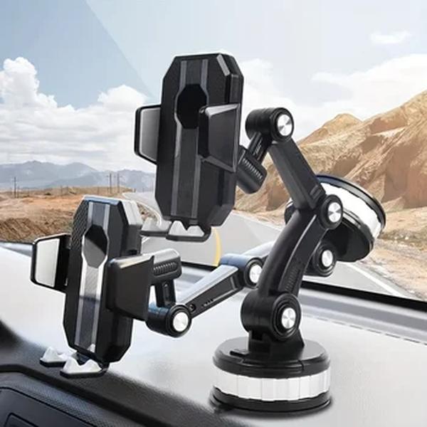 Suporte do telefone móvel à prova de choque para carro, 360 Graus Rotativo Celular Titular, Big In Suporte GPS, Acessórios para iPhone, Xiaomi, Samsung