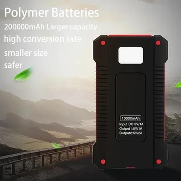 Xiaomi 200000mAh Grande Capacidade Solar Power Bank Portátil Com Bússola Bateria Externa Outdoor Camping Powerbank Frete grátis