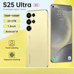 Android 14, Snapdragon 8gen3, 10Core, Dual SIM, 7800mAh, Desbloqueio de Telefone, Smartphone S25 Ultra-5G, Alta Definição, Novo