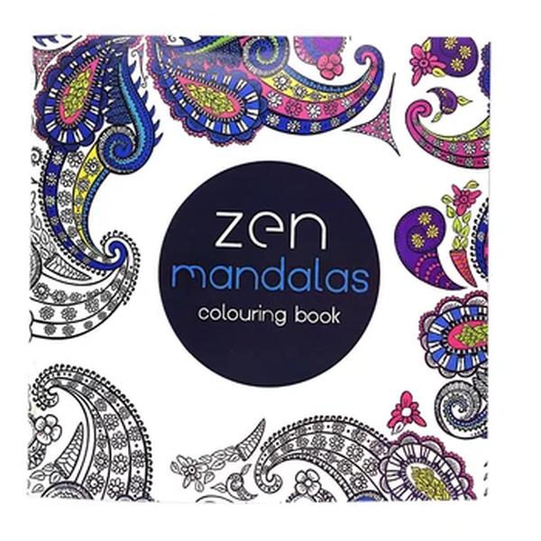 Mandalas Flower Coloring Book para Crianças e Adultos, Alivie Stress, Kill Time, Graffiti Painting, Drawing Art Book, Novo, 24 Páginas, 1 Pc