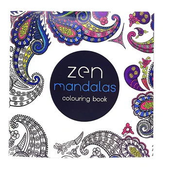 Mandalas Flower Coloring Book para Crianças e Adultos, Alivie Stress, Kill Time, Graffiti Painting, Drawing Art Book, Novo, 24 Páginas, 1 Pc