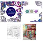 Livro de colorir de flores com 24 páginas, livro de colorir para crianças e adultos, alívio do estresse, tempo de mata grafites, pintura e desenho, livros de arte, 1 peça