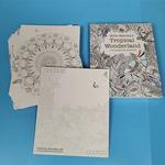 Millie Marotta's Tropical Wonderland Coloring Book, Postais para colorir, 30 folhas