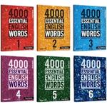 Livro de vocabulário para o exame elementar, Novo, 4000 palavras essenciais em inglês, 1-6 núcleo, 6 livros por conjunto