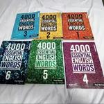 Livro de vocabulário para o exame elementar, Novo, 4000 palavras essenciais em inglês, 1-6 núcleo, 6 livros por conjunto