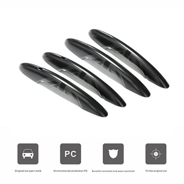 Bandeira preta Door Handle Cover, Car Styling Acessórios, F60 Countryman Decoração Exterior, MINI Cooper S JCW F55, 5-Door